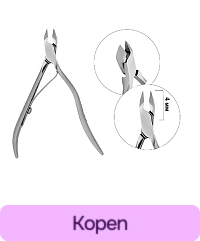 Professionele nagelriemtang Staleks SMART 80 4 mm